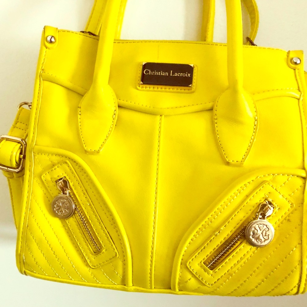 christian lacroix satchel purse